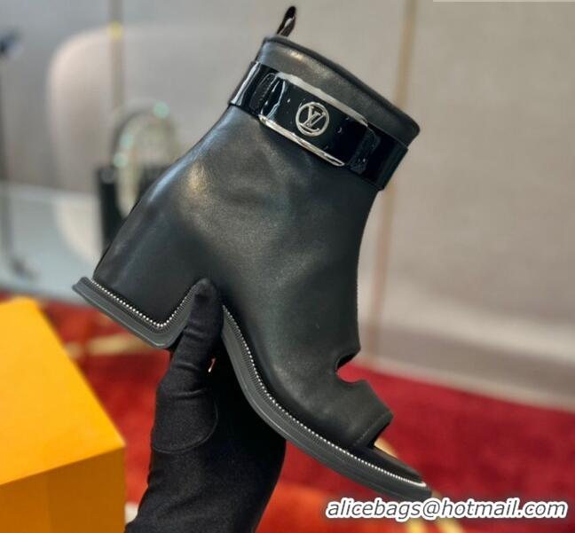 Hot Style Louis Vuitton Moonlight Ankle Boots in Black Calfskin 1AA0GZ 1108052