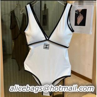 ​Top Design Chanel CC Swimwear 040802 White 2023