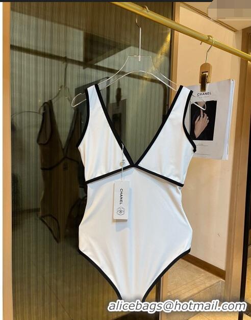 ​Top Design Chanel CC Swimwear 040802 White 2023