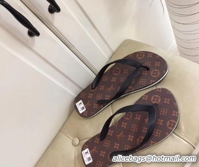 Discount Louis Vuitton Men's Flat Thong Sandals Monogram 220133