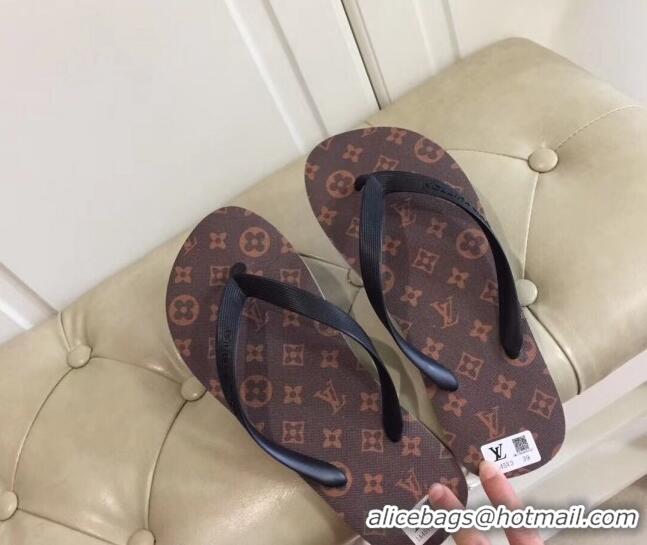 Discount Louis Vuitton Men's Flat Thong Sandals Monogram 220133