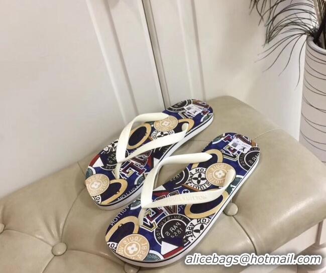 Luxury Louis Vuitton Men's Flat Thong Sandals 220145