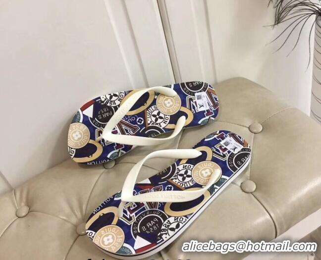 Luxury Louis Vuitton Men's Flat Thong Sandals 220145