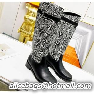 Best Price Louis Vuitton Since 1854 Westside High Boots Grey/Black 220152