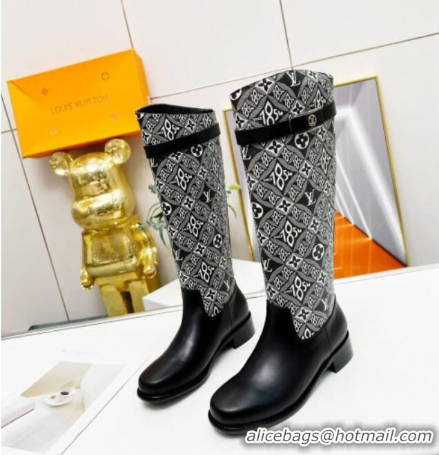 Best Price Louis Vuitton Since 1854 Westside High Boots Grey/Black 220152