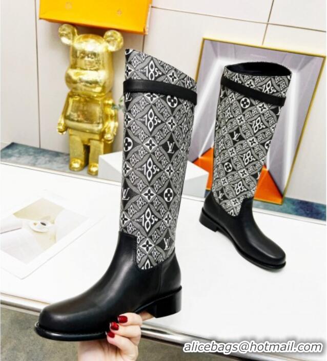 Best Price Louis Vuitton Since 1854 Westside High Boots Grey/Black 220152