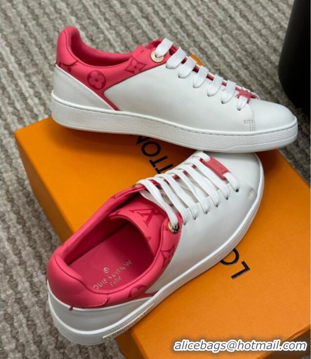 Good Quality Louis Vuitton Frontrow Sneakers in Smooth Leather White/Pink 1AB1VG