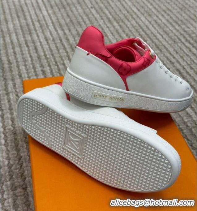 Good Quality Louis Vuitton Frontrow Sneakers in Smooth Leather White/Pink 1AB1VG