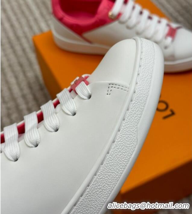 Good Quality Louis Vuitton Frontrow Sneakers in Smooth Leather White/Pink 1AB1VG