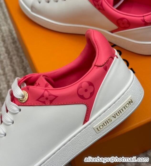 Good Quality Louis Vuitton Frontrow Sneakers in Smooth Leather White/Pink 1AB1VG