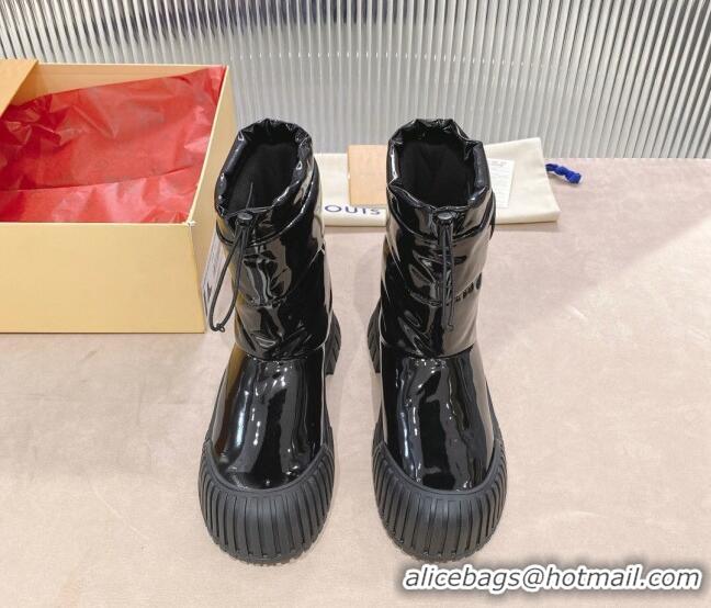 Charming Louis Vuitton Ruby Flat Half Boots Black 2120333