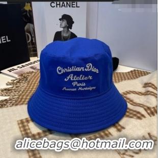 Well Crafted Dior Canvas Bucket Hat D0105 Blue 2023