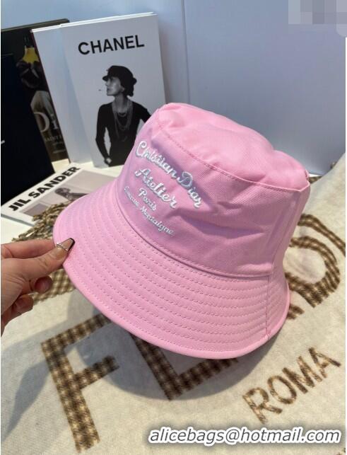 Well Crafted Dior Canvas Bucket Hat D0105 Pink 2023