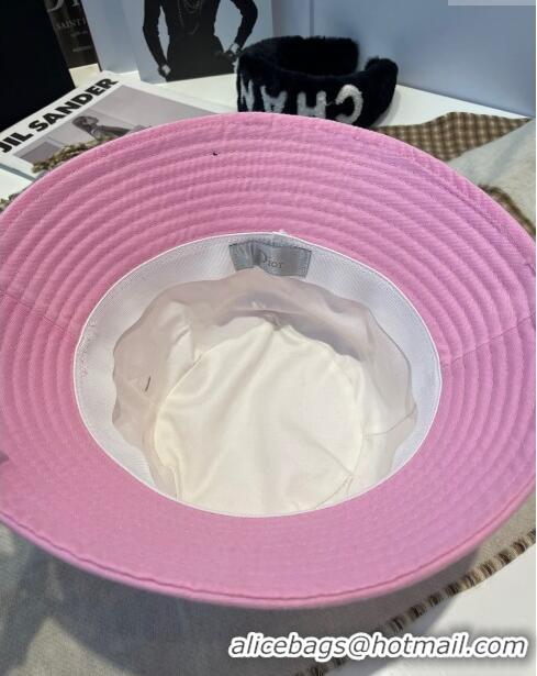 Well Crafted Dior Canvas Bucket Hat D0105 Pink 2023