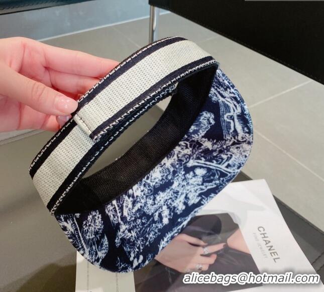 Top Quality Dior Visor Hat 0131 Dark Blue 2023