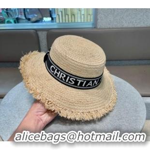 Buy Inexpensive Dior Straw Hat 02161 Black 2023