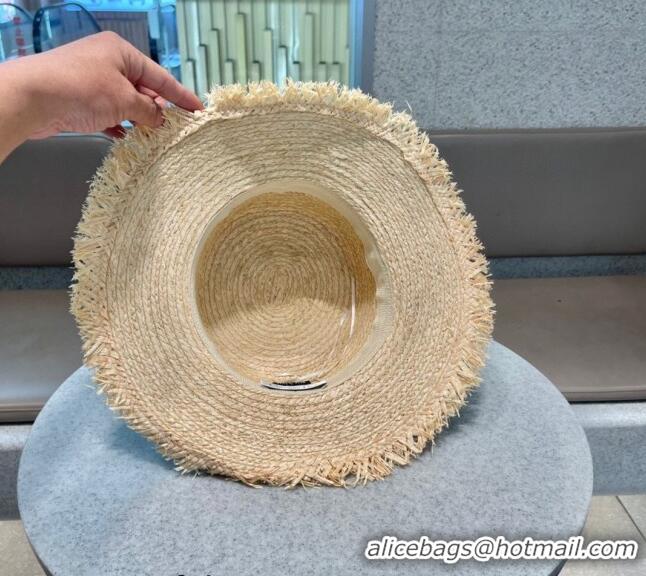 Buy Inexpensive Dior Straw Hat 02161 Black 2023