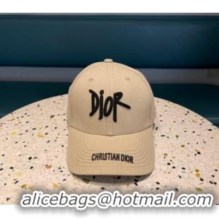 Buy Promotional Dior Baseball Hat 021602 Beige 2023