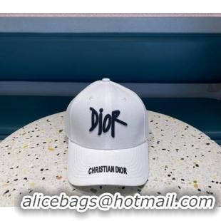 Top Quality Dior Baseball Hat 021602 White 2023