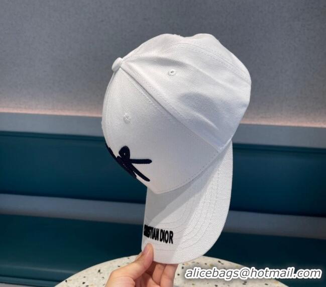 Top Quality Dior Baseball Hat 021602 White 2023