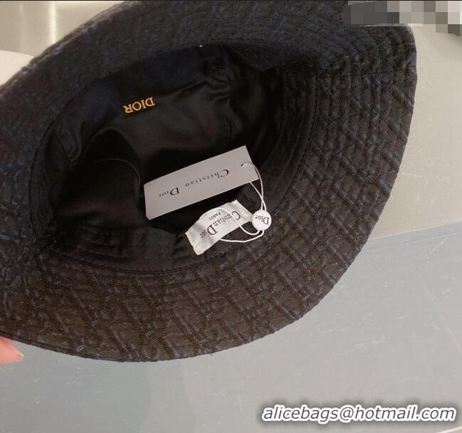 Affordable Price Dior Oblique Bucket Hat CD0126 Black 2023