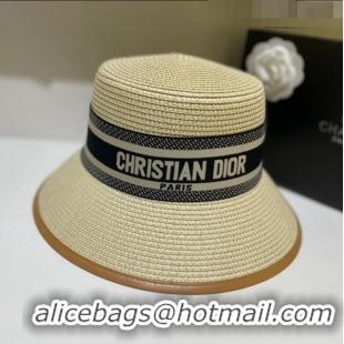 Buy New Cheap Dior Straw Hat D22730 Beige 2023