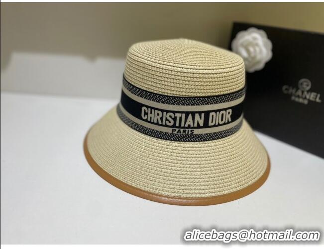 Buy New Cheap Dior Straw Hat D22730 Beige 2023