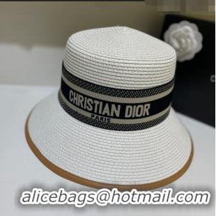 Super Quality Dior Straw Hat D22729 White 2023