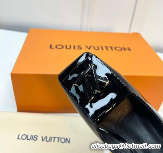 Low Price Louis Vuitton Shake Pumps 8.5cm in Patent Leather with LV Twist Black 2261134