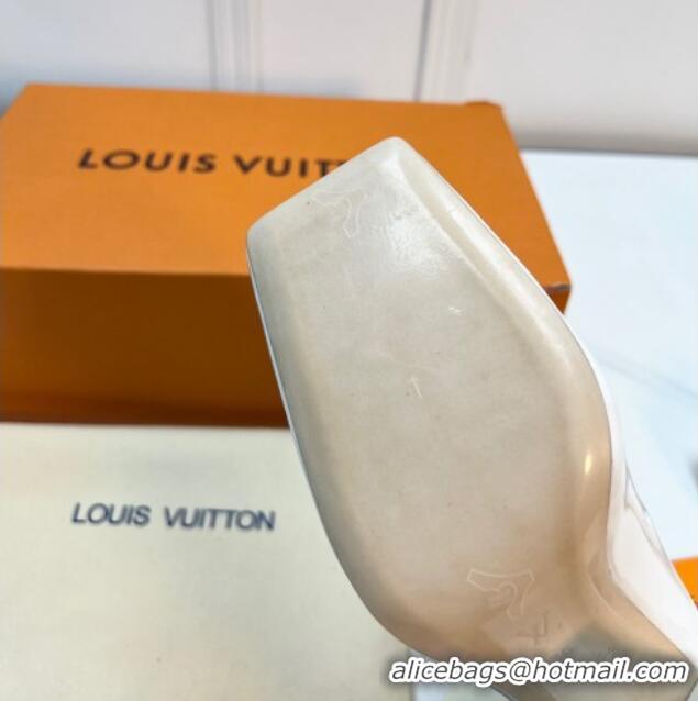 Best Price Louis Vuitton Shake Pumps 8.5cm in Patent Leather with LV Twist White 2261135