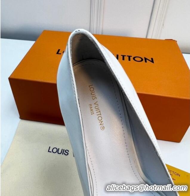 Best Price Louis Vuitton Shake Pumps 8.5cm in Patent Leather with LV Twist White 2261135