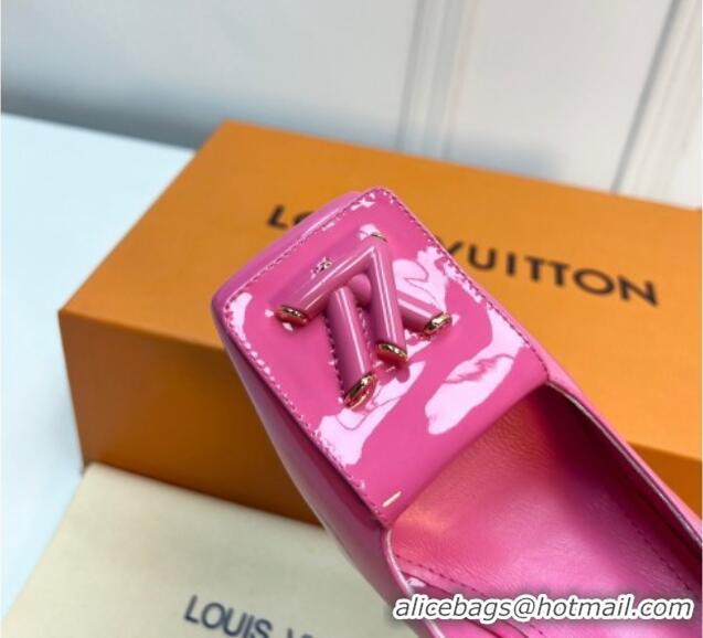 Good Product Louis Vuitton Shake Pumps 8.5cm in Patent Leather with LV Twist Pink 2261136