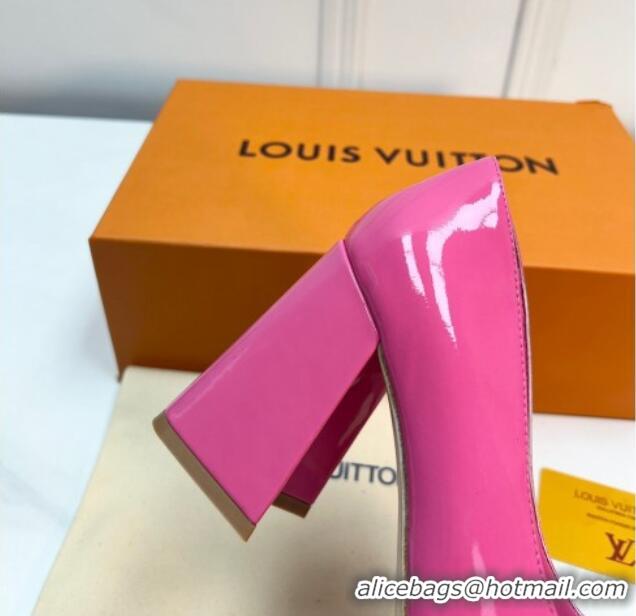 Good Product Louis Vuitton Shake Pumps 8.5cm in Patent Leather with LV Twist Pink 2261136