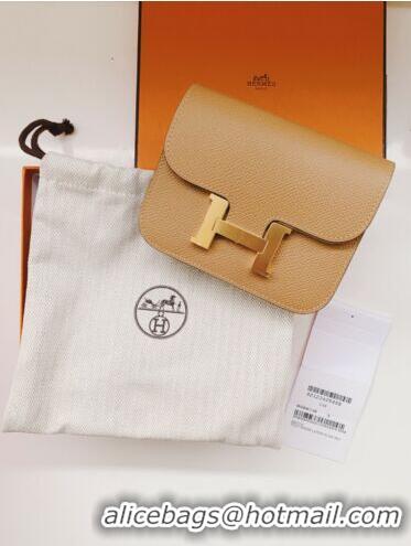 ​Best Design Hermes Constance Slim Wallet Waist Bag Belt Bag Clutch Bag HE89741 Gold Hardware