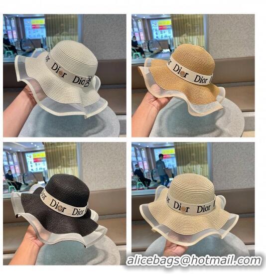 Top Quality Dior Straw Hat D22716 Brown 2023