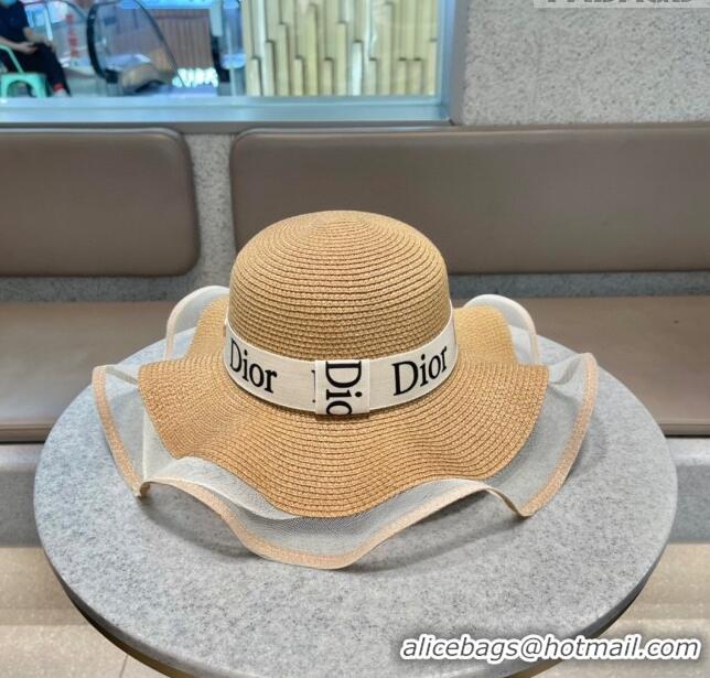 Top Quality Dior Straw Hat D22716 Brown 2023