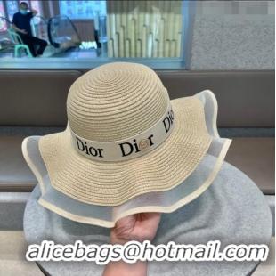 Famous Brand Dior Straw Hat D22714 Beige 2023