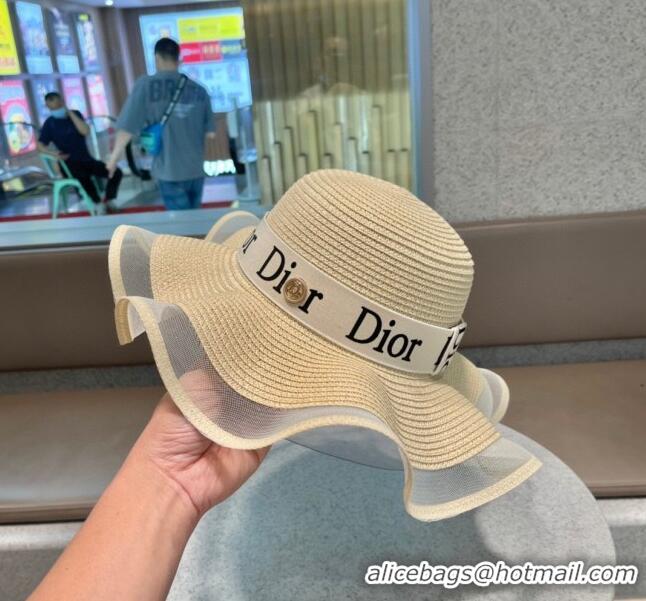 Famous Brand Dior Straw Hat D22714 Beige 2023