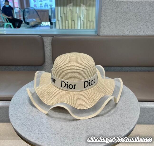 Famous Brand Dior Straw Hat D22714 Beige 2023