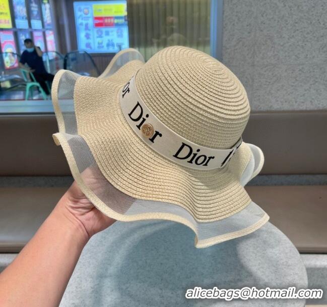 Famous Brand Dior Straw Hat D22714 Beige 2023