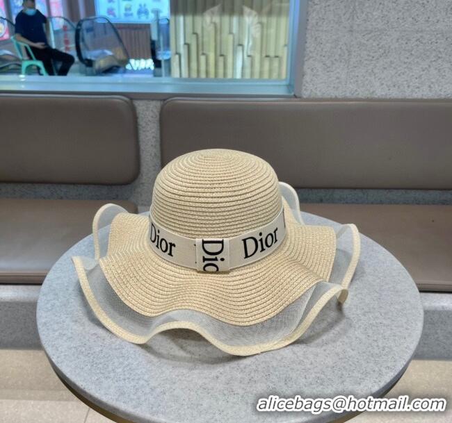 Famous Brand Dior Straw Hat D22714 Beige 2023