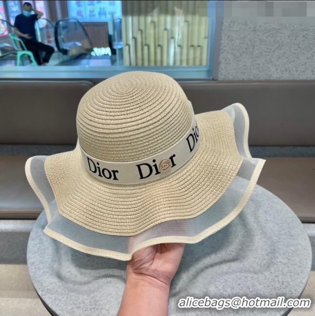 Famous Brand Dior Straw Hat D22714 Beige 2023