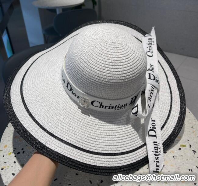 Cheapest Dior Straw Hat D22713 White 2023