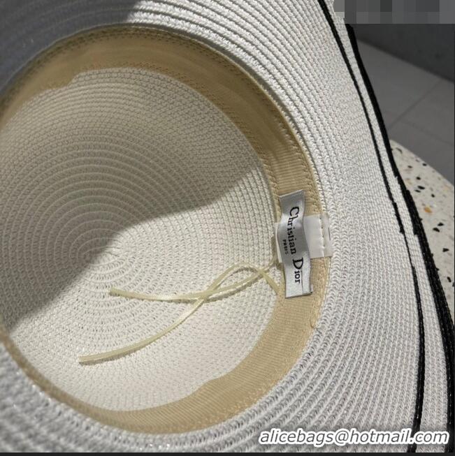 Cheapest Dior Straw Hat D22713 White 2023