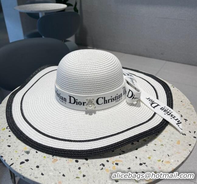 Cheapest Dior Straw Hat D22713 White 2023