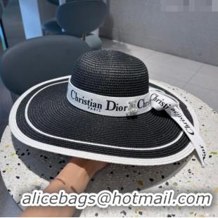 Promotional Dior Straw Hat D22712 Black 2023