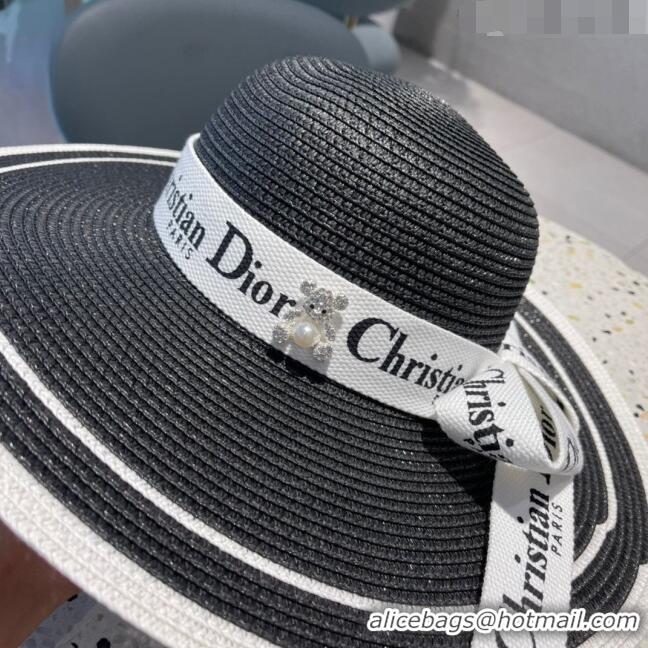 Promotional Dior Straw Hat D22712 Black 2023