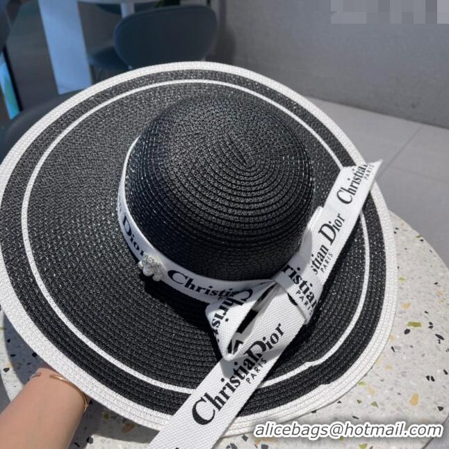 Promotional Dior Straw Hat D22712 Black 2023