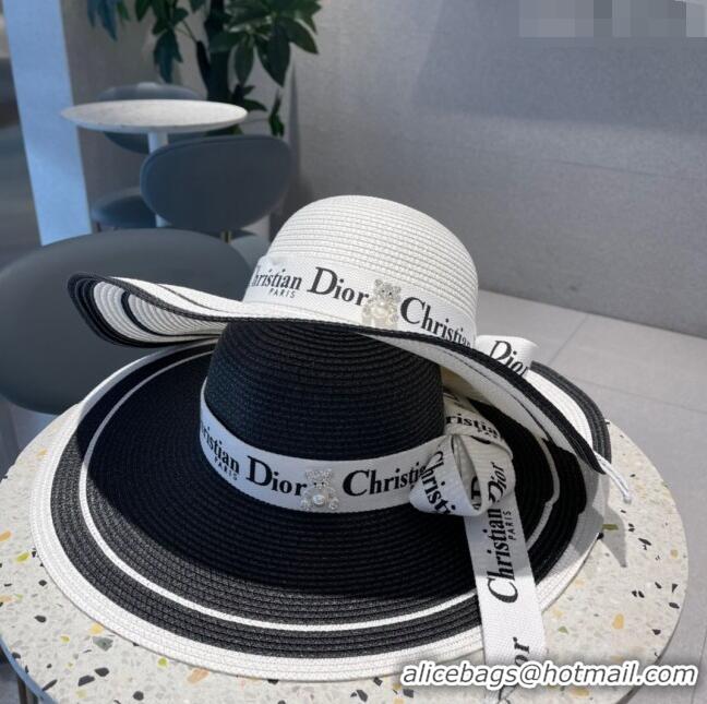 Promotional Dior Straw Hat D22712 Black 2023