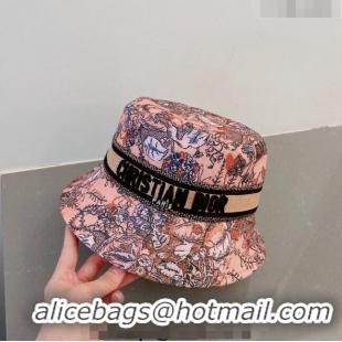 Buy Fashionable Dior Print Bucket Hat 031129 Pink 2023